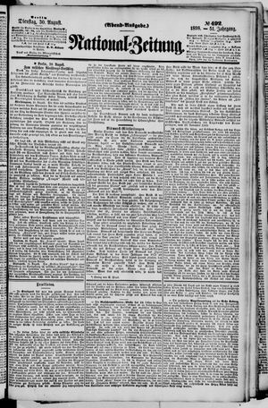 Nationalzeitung vom 30.08.1898