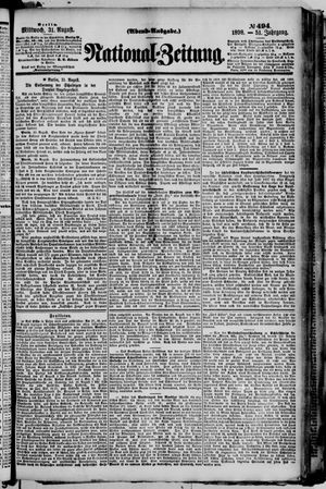 Nationalzeitung on Aug 31, 1898