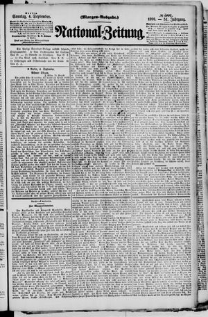 Nationalzeitung vom 04.09.1898