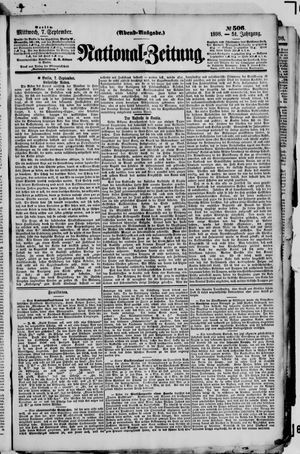 Nationalzeitung vom 07.09.1898