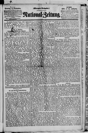Nationalzeitung vom 11.09.1898