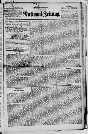 Nationalzeitung vom 15.09.1898