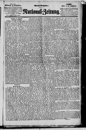 Nationalzeitung vom 21.09.1898
