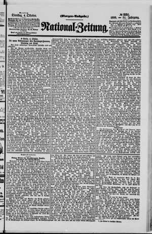 Nationalzeitung vom 04.10.1898
