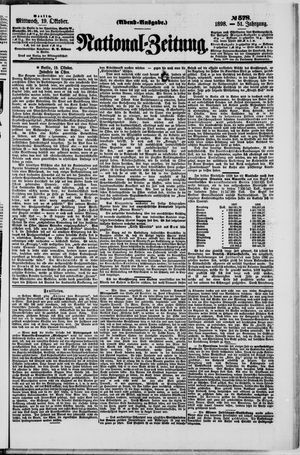 Nationalzeitung vom 19.10.1898