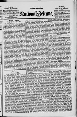 Nationalzeitung vom 01.11.1898