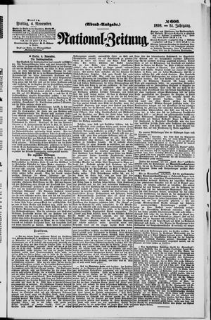 Nationalzeitung vom 04.11.1898