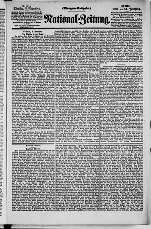 Nationalzeitung vom 08.11.1898