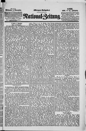 Nationalzeitung vom 09.11.1898