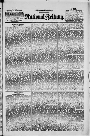 Nationalzeitung vom 11.11.1898