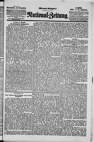 Nationalzeitung vom 19.11.1898