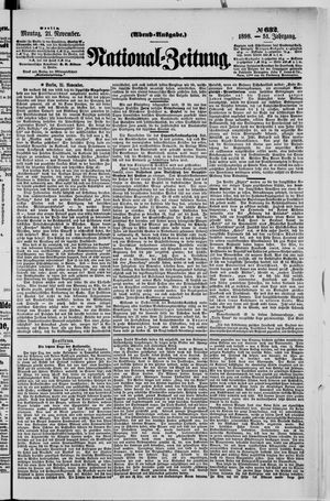 Nationalzeitung vom 21.11.1898