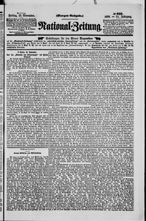 Nationalzeitung vom 25.11.1898