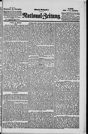 Nationalzeitung vom 26.11.1898