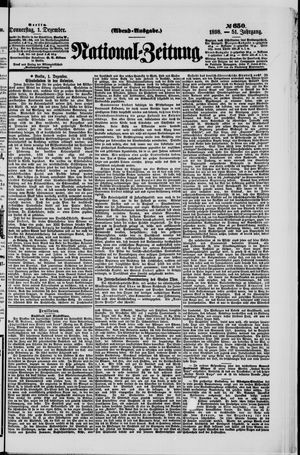 Nationalzeitung on Dec 1, 1898