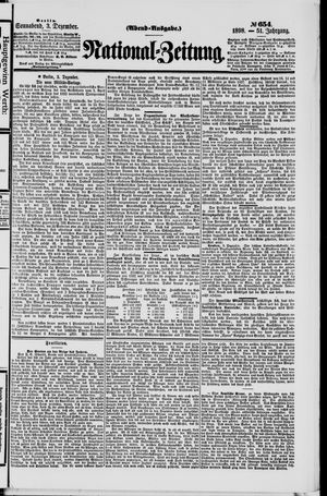 Nationalzeitung vom 03.12.1898