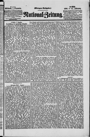 Nationalzeitung vom 07.12.1898