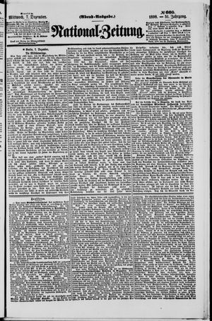 Nationalzeitung vom 07.12.1898