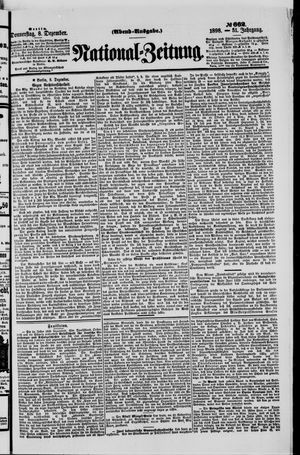 Nationalzeitung vom 08.12.1898