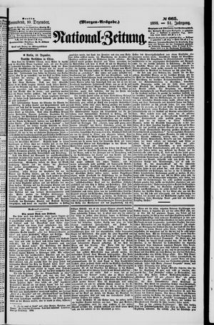 Nationalzeitung vom 10.12.1898