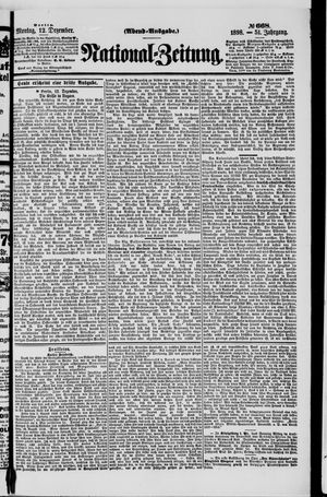 Nationalzeitung vom 12.12.1898