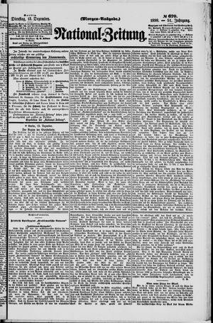 Nationalzeitung vom 13.12.1898