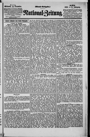 Nationalzeitung vom 14.12.1898