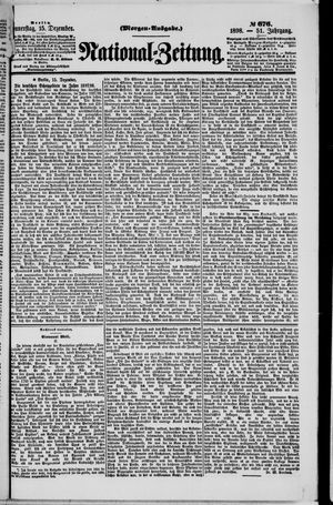 Nationalzeitung vom 15.12.1898