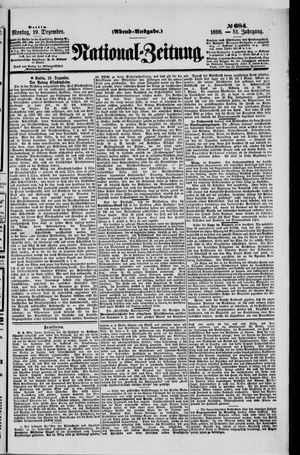 Nationalzeitung vom 19.12.1898