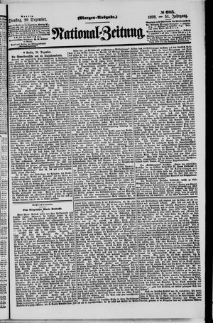 Nationalzeitung vom 20.12.1898
