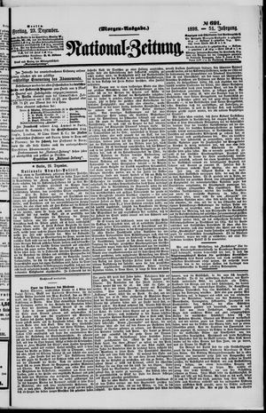 Nationalzeitung vom 23.12.1898