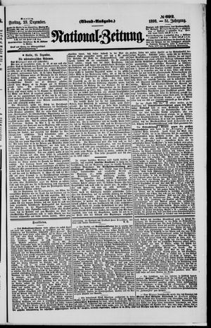 Nationalzeitung vom 23.12.1898