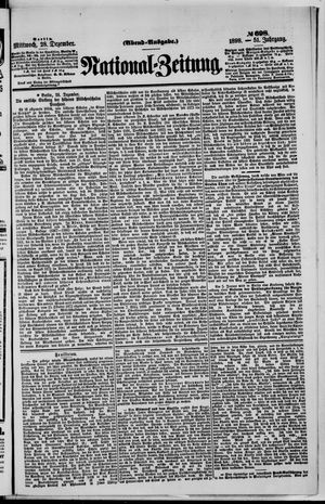 Nationalzeitung vom 28.12.1898