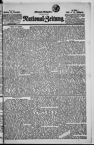 Nationalzeitung vom 30.12.1898