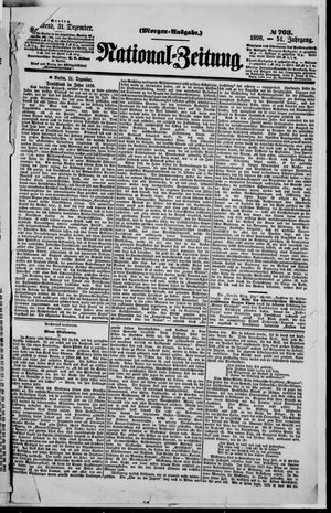 Nationalzeitung vom 31.12.1898