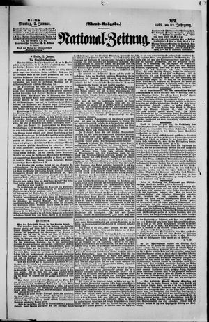 Nationalzeitung vom 02.01.1899