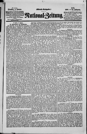 Nationalzeitung vom 03.01.1899