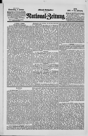 Nationalzeitung vom 05.01.1899