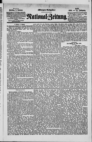 Nationalzeitung vom 06.01.1899