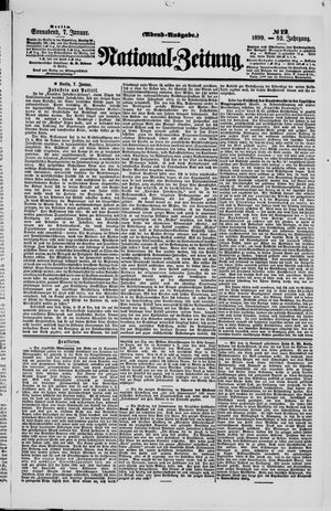 Nationalzeitung vom 07.01.1899