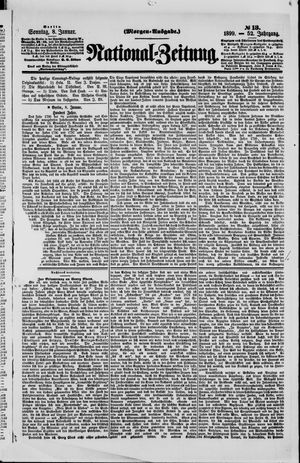Nationalzeitung vom 08.01.1899