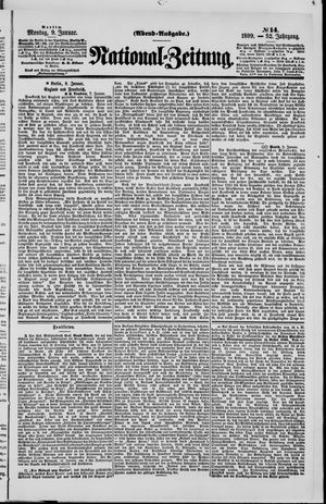 Nationalzeitung vom 09.01.1899