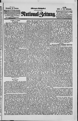 Nationalzeitung vom 10.01.1899
