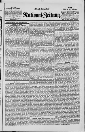 Nationalzeitung on Jan 10, 1899