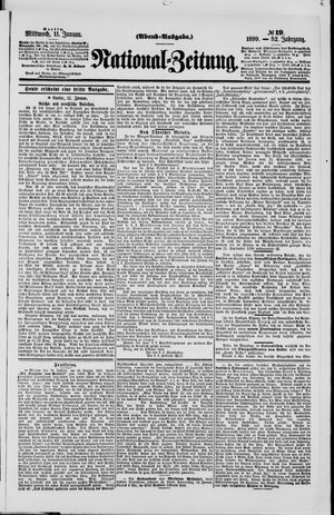 Nationalzeitung vom 11.01.1899