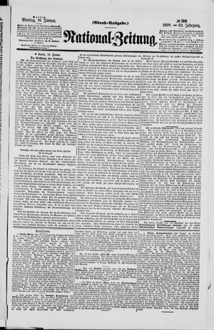 Nationalzeitung vom 16.01.1899