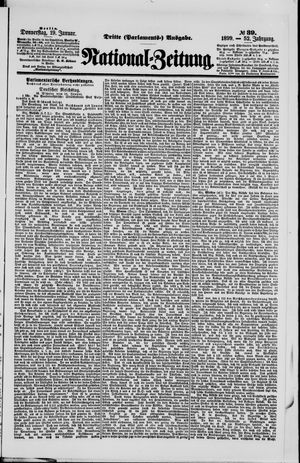 Nationalzeitung vom 19.01.1899