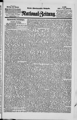 Nationalzeitung vom 20.01.1899