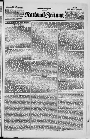 Nationalzeitung vom 21.01.1899