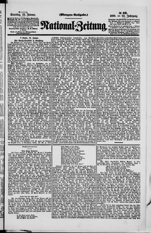 Nationalzeitung vom 22.01.1899